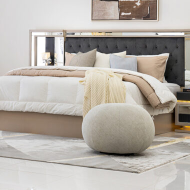 Zadran 6 Piece King Bedroom Set With Hydraulic Storage