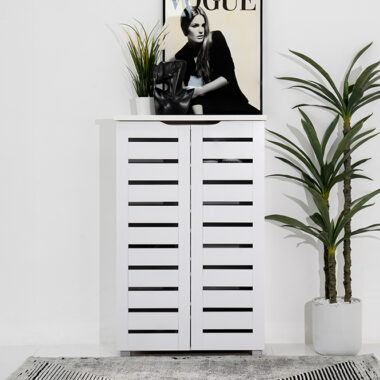 Mia Shoe Cabinet – White