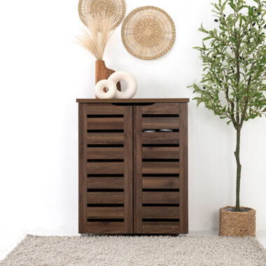 Neva Shoe Cabinet – Oak