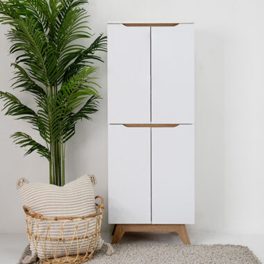 Simona  4 Door Shoe Cabinet