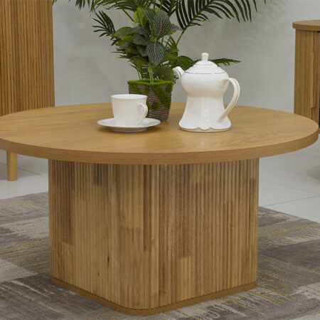 Tambour Coffee Table – Oak