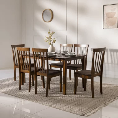 Broadway Dining Set 6 Seater – Oak