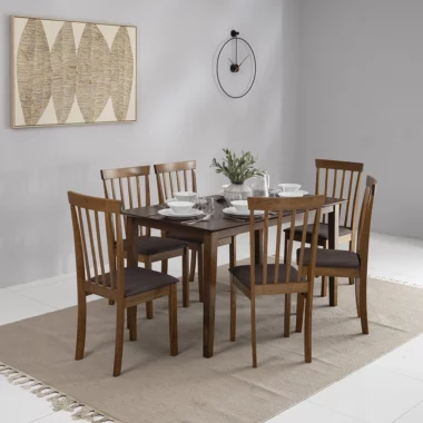 Broadway Dining Set 6 Seater – Oak