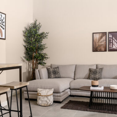 Domino Lux Corner Sofa With Ottoman