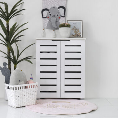 Neva Shoe Cabinet -White