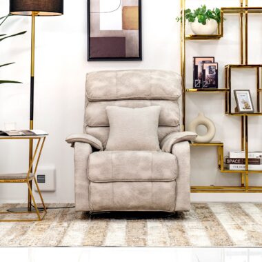 Morano Recliner Sofa Off White