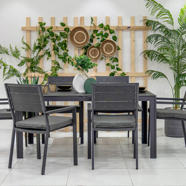 Aspen Outdoor Dining Set 6-Seater