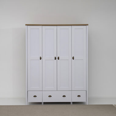 Safari 4 Door Wardrobe