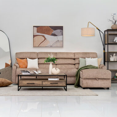 The Jasmin Storage Recliner Sofa