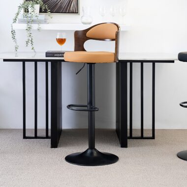 Flexy Bar Stool – Dark Brown