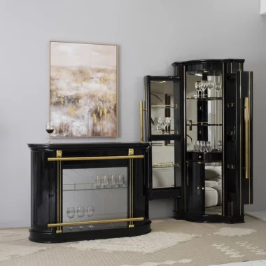 Bar Cabinet – Black