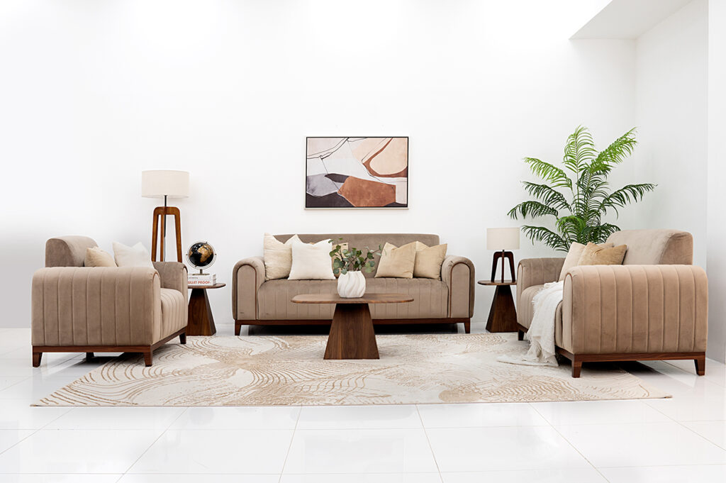 Amala Sofa Set Brown Royal Furniture