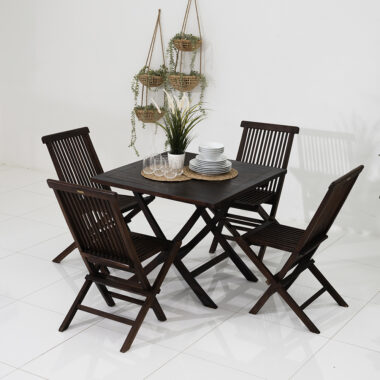 Square Outdoor Garden Set 4 – Seater