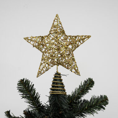 Holiday Chamdol Glitter Star – Gold (27X7X33) cm