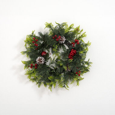 Holiday Chamdol Holly Berry Wreath 45cm