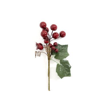 Holiday Chamdol Xmas Cranberry Stems 4pk (9X9X19cm)