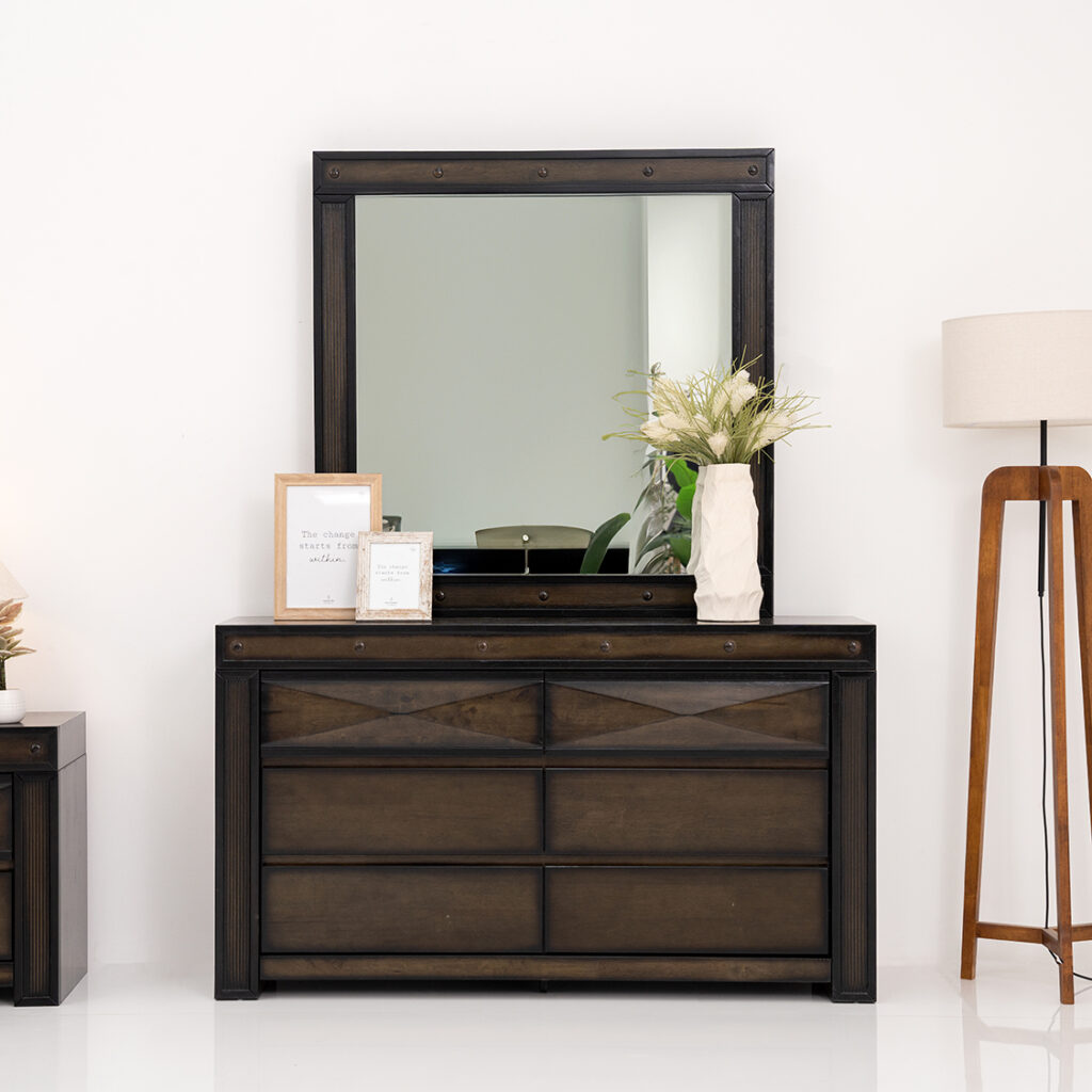 Titan Dresser With Mirror Royal Furniture