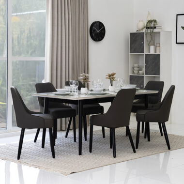 Treviso 6-Seater Dining set With Induction Heater