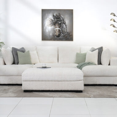 Drift Corner Sofa with Ottomon