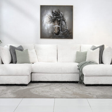 Drift Corner Sofa with Ottomon