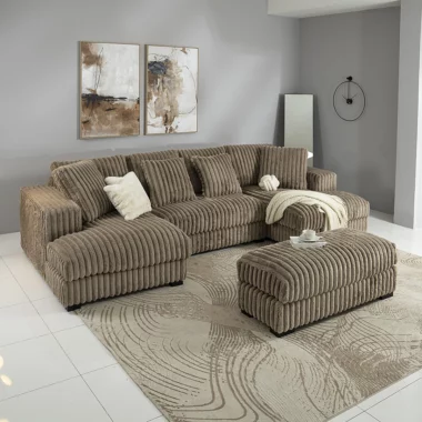 Drift Corner Sofa with Ottomon