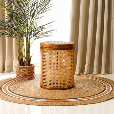 Country Box circle – Rattan Top