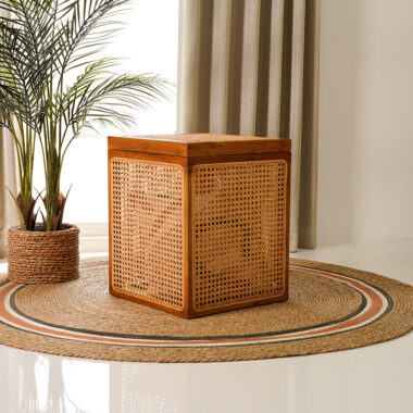 Country Box Square – Rattan Top