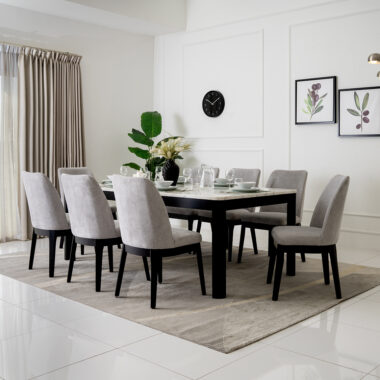 Curvy Dining Set 8 – Seater