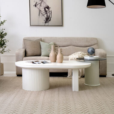Freedo Coffee Table Set – White