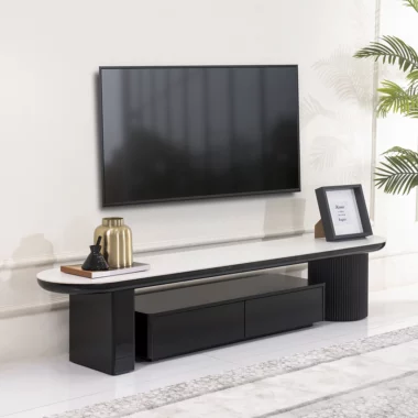 Freedo Low Cabinet -Black & White