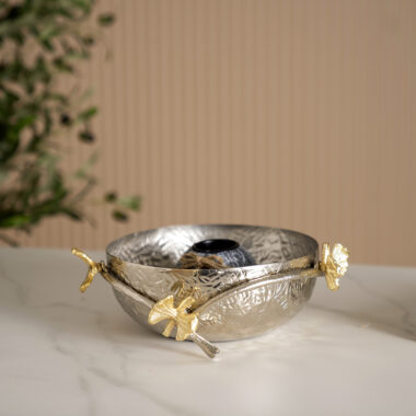Twine Metal deco bowl 27x24x9cm