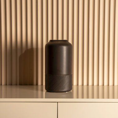 Blenka Ceramic Black Vase 16 X 16 X 30 Cm
