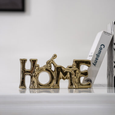Delyn Ceramic Gold Home Accent 27×4.2×12.5cm