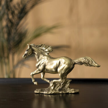 Verdant Polyresin Running Horse 24.8X6X16.4Cm