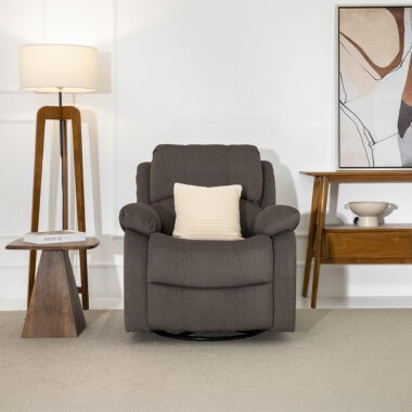 Bruno Single Recliner Dark Brown