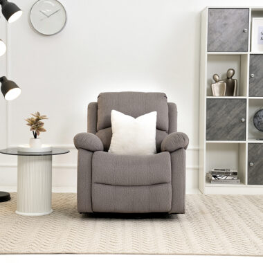 Bruno Single Recliner Grey