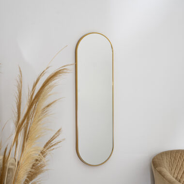 Sierra Decorative Wall Mirror Gold 101X3X30CM