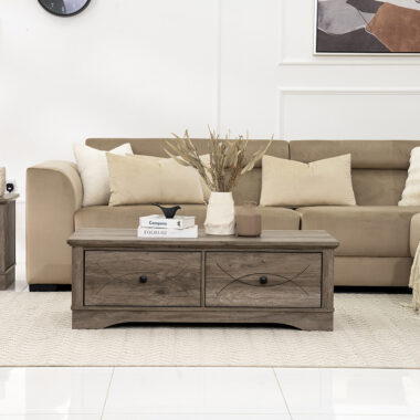 Tyrell Coffee Table – Grey Oak