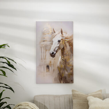 Verdant Handmade Horse Canvas Wall Art