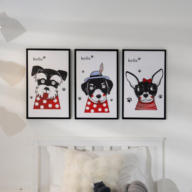 Verdant Set of 3 Kids Canvas Wall Art