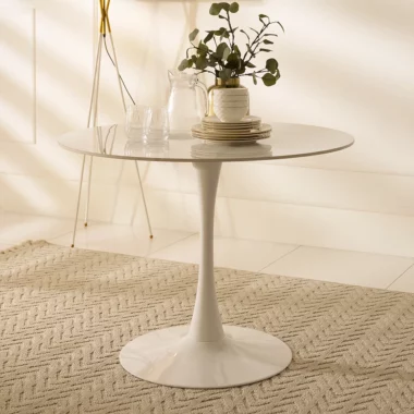 Alicia Dining Table White