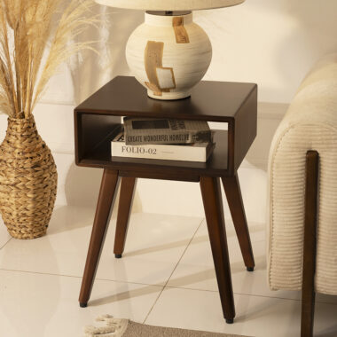 Andres End Table -Dark Brown