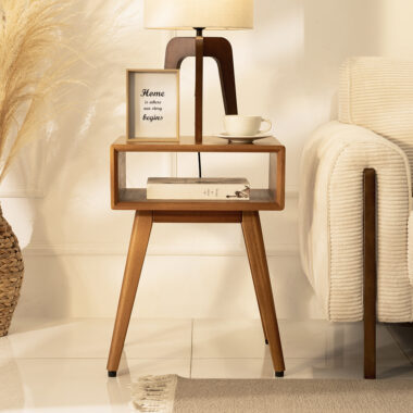 Andres End Table -Cherry