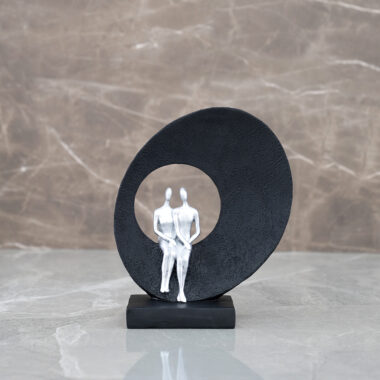 Auric Polyresin Couple Accent -25.5CM
