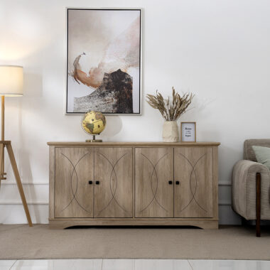 Tyrell 4 Door Cabinet Oak