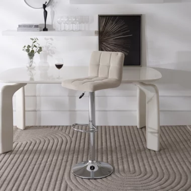 Baroko Bar Stool Beige