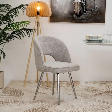 Cozy Dining Chair-Light Grey