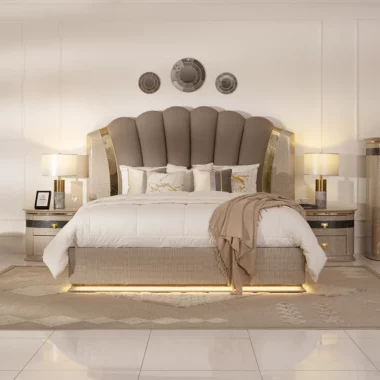 Lotus Bedroom Set With Chest of Drawer