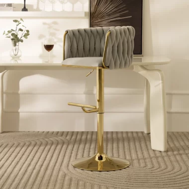 Nicko Bar Stool Grey