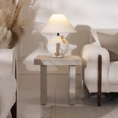 Nowra End Table -Light Grey